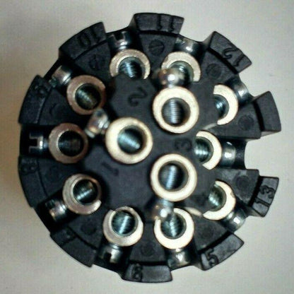13 Pin Plug Adapter Conversion For 12N 12S Wiring Towing Trailer Mp124B Maypole - Mid-Ulster Rotating Electrics Ltd