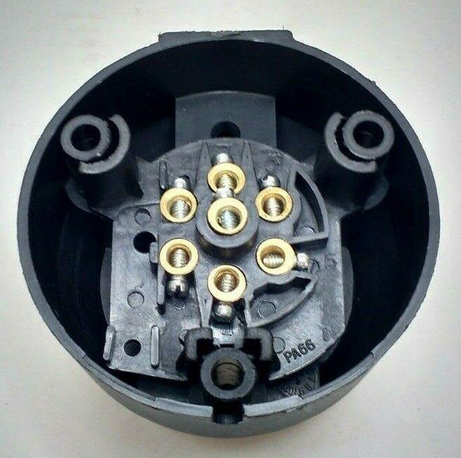 7 Pin Trailer Plug & Socket Plastic 12V 12N Towing Car Van Maypole MP23B & MP21B - Mid-Ulster Rotating Electrics Ltd