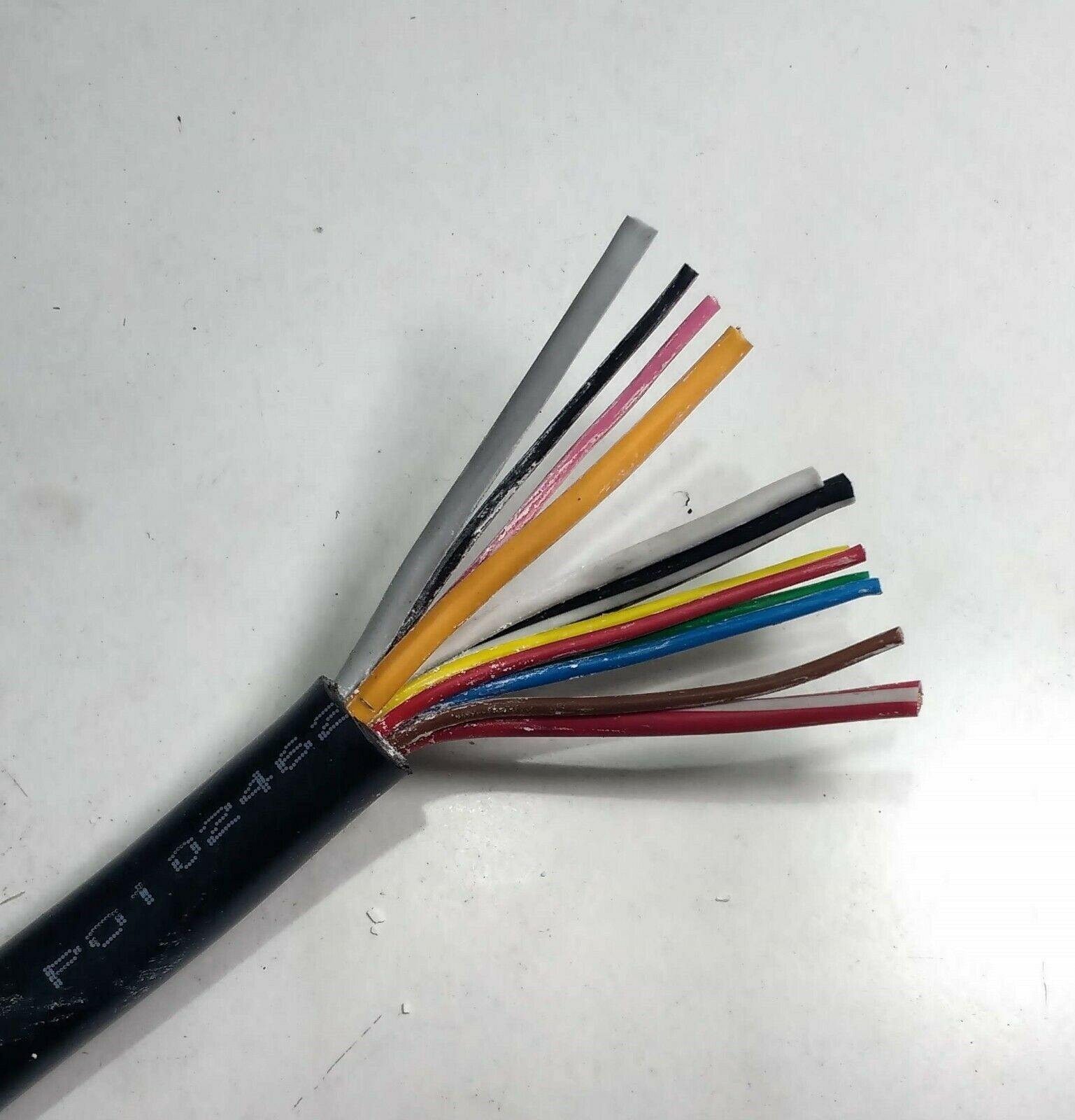 12V 24V Cable 10M 12 Core (7 + 1 + 4) Pvc Trailer Caravan Wire Maypole Mp305 - Mid-Ulster Rotating Electrics Ltd
