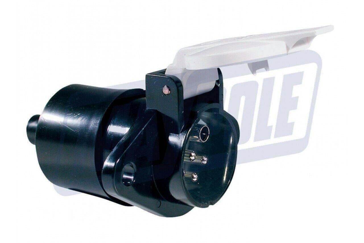 7 Pin Plastic Towing Socket W/Lid & Boot 24S Iso3731 24V Maypole Genuine Mp1265B - Mid-Ulster Rotating Electrics Ltd
