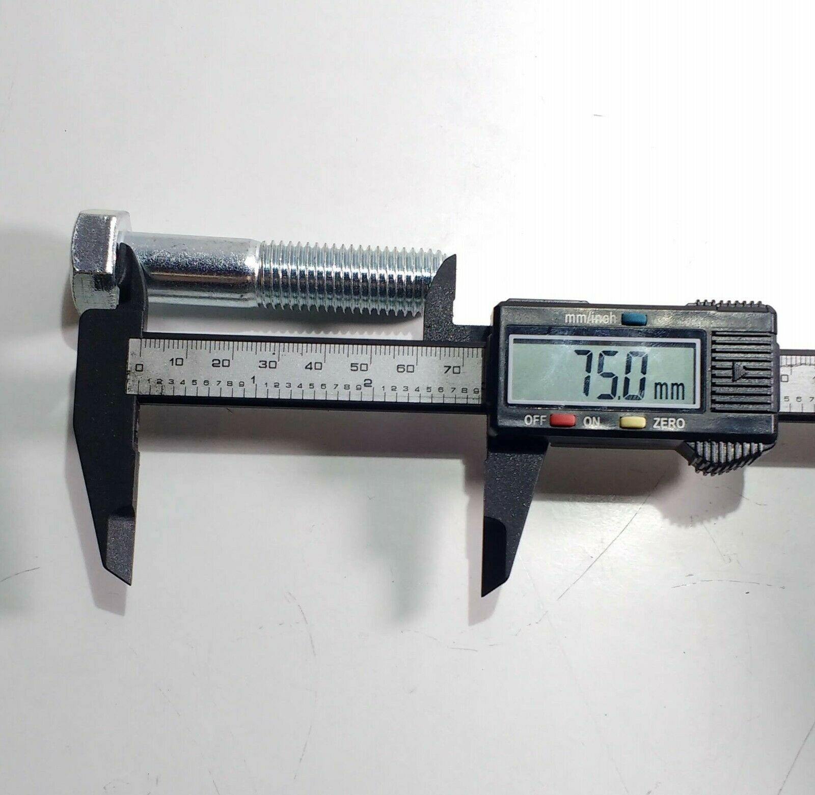 2 High Tensile Zinc Plated (8.8) Towball Nuts & Bolts M16 X 75Mm Maypole Mp241B - Mid-Ulster Rotating Electrics Ltd