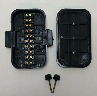 Junction Box 10 Way Wiring Block Trailer Horsebox 12V / 24V Waterproof Mp2991B - Mid-Ulster Rotating Electrics Ltd