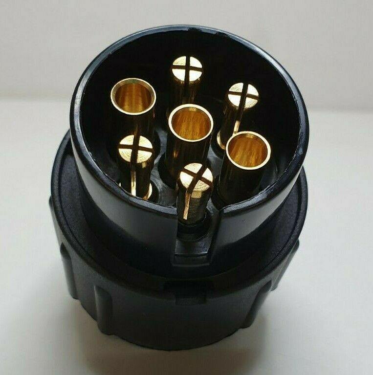 Plug Adapter 7 Pin To 13 Pin Towing Trailer Conversion 12N Maypole Mp6005 - Mid-Ulster Rotating Electrics Ltd