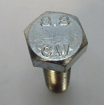 2 X High Tensile Zinc Plated (8.8) Towball Nuts & Bolts M16 X 90Mm Maypole Mp250 - Mid-Ulster Rotating Electrics Ltd