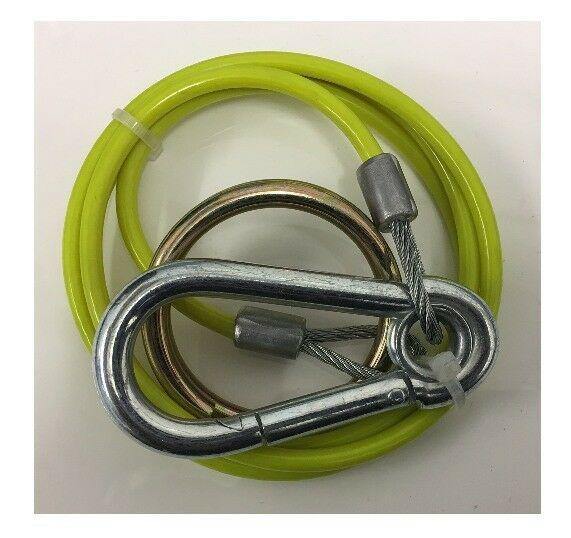 Trailer Breakaway Cable Yellow With Burst Ring For Caravan Maypole Mp5015B - Mid-Ulster Rotating Electrics Ltd