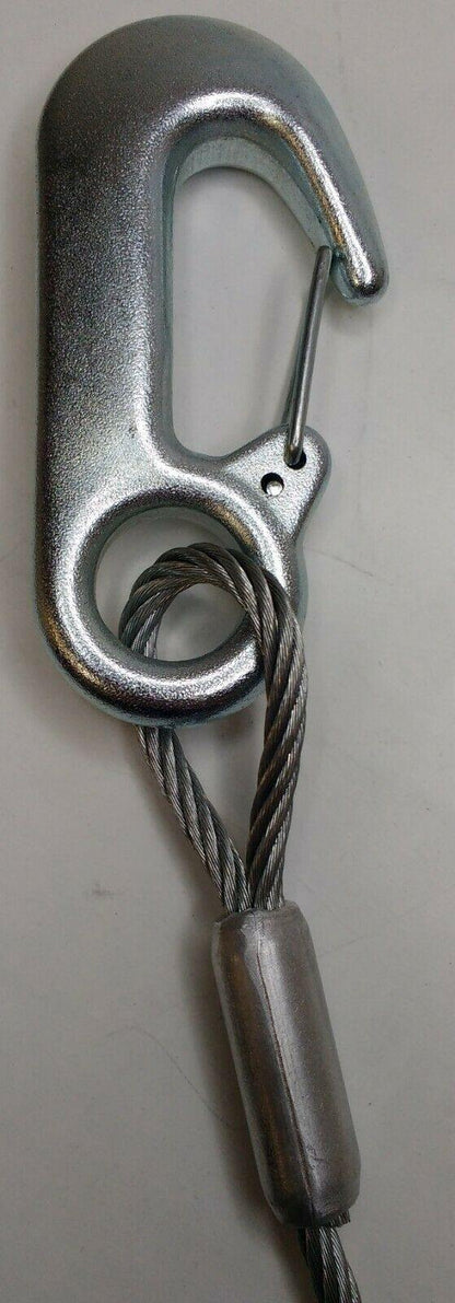 Secondary Coupling Cable With Forged Snap Hook & Eyelet 400Mm Maypole Mp4982B - Mid-Ulster Rotating Electrics Ltd