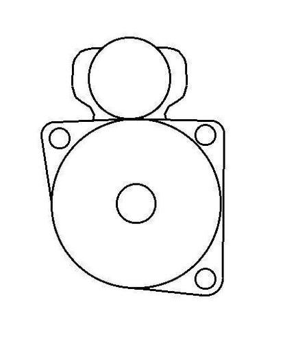 Starter Motor Perkins Massey Jcb Lucas Marelli Lrs 232 2.8Kw Wood Auto Str25013 - Mid-Ulster Rotating Electrics Ltd