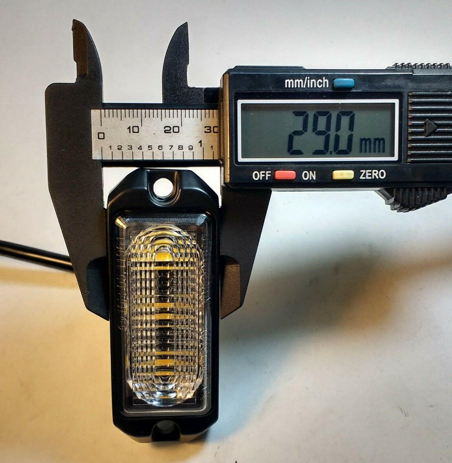 Slim Amber Warning Light Flashing Strobe Recovery Ultra Bright Maypole Mp4114B - Mid-Ulster Rotating Electrics Ltd