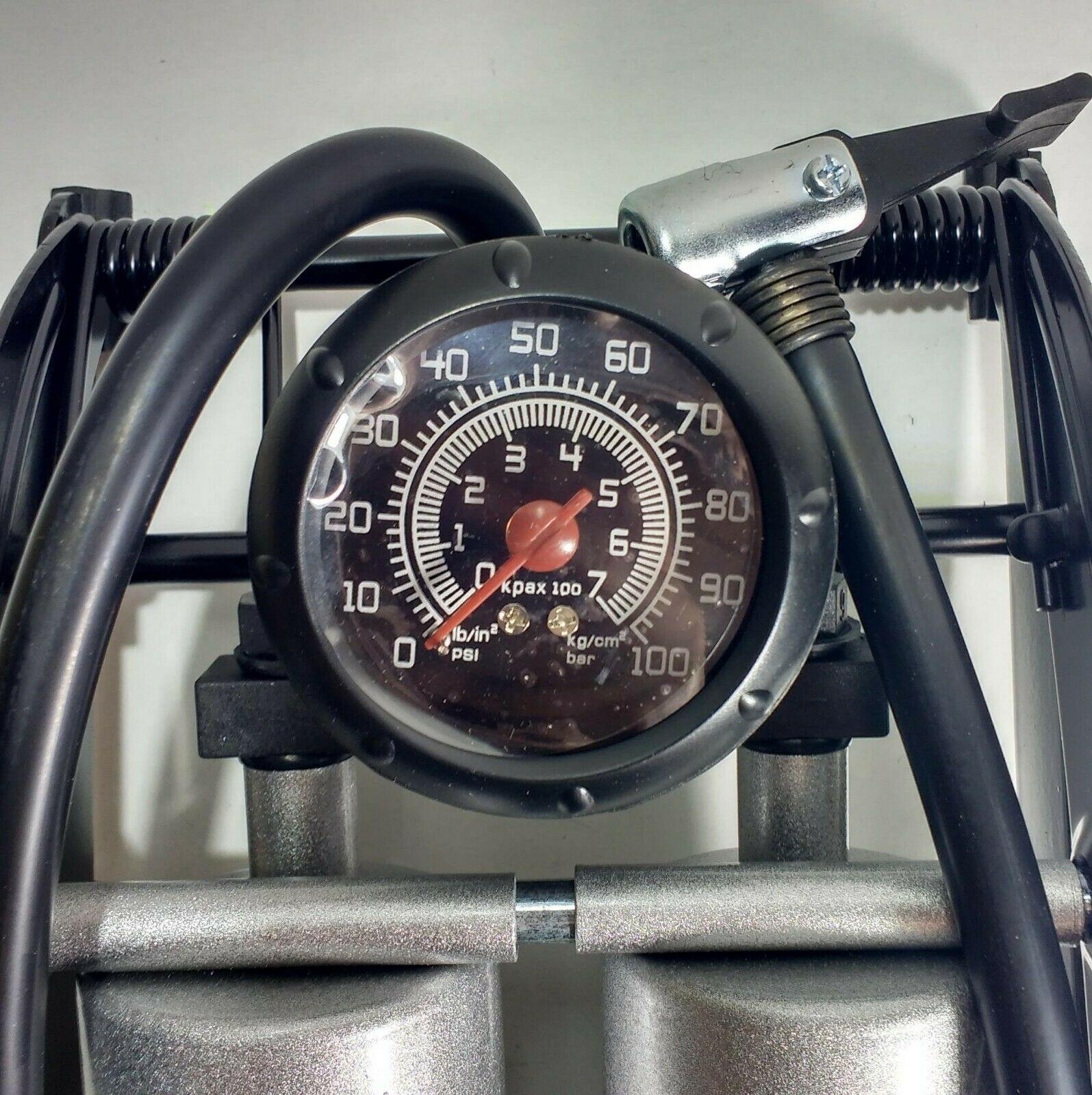 Heavy Duty Double Piston Barrel Foot Pump Bike Football Genuine Maypole Mp791 - Mid-Ulster Rotating Electrics Ltd