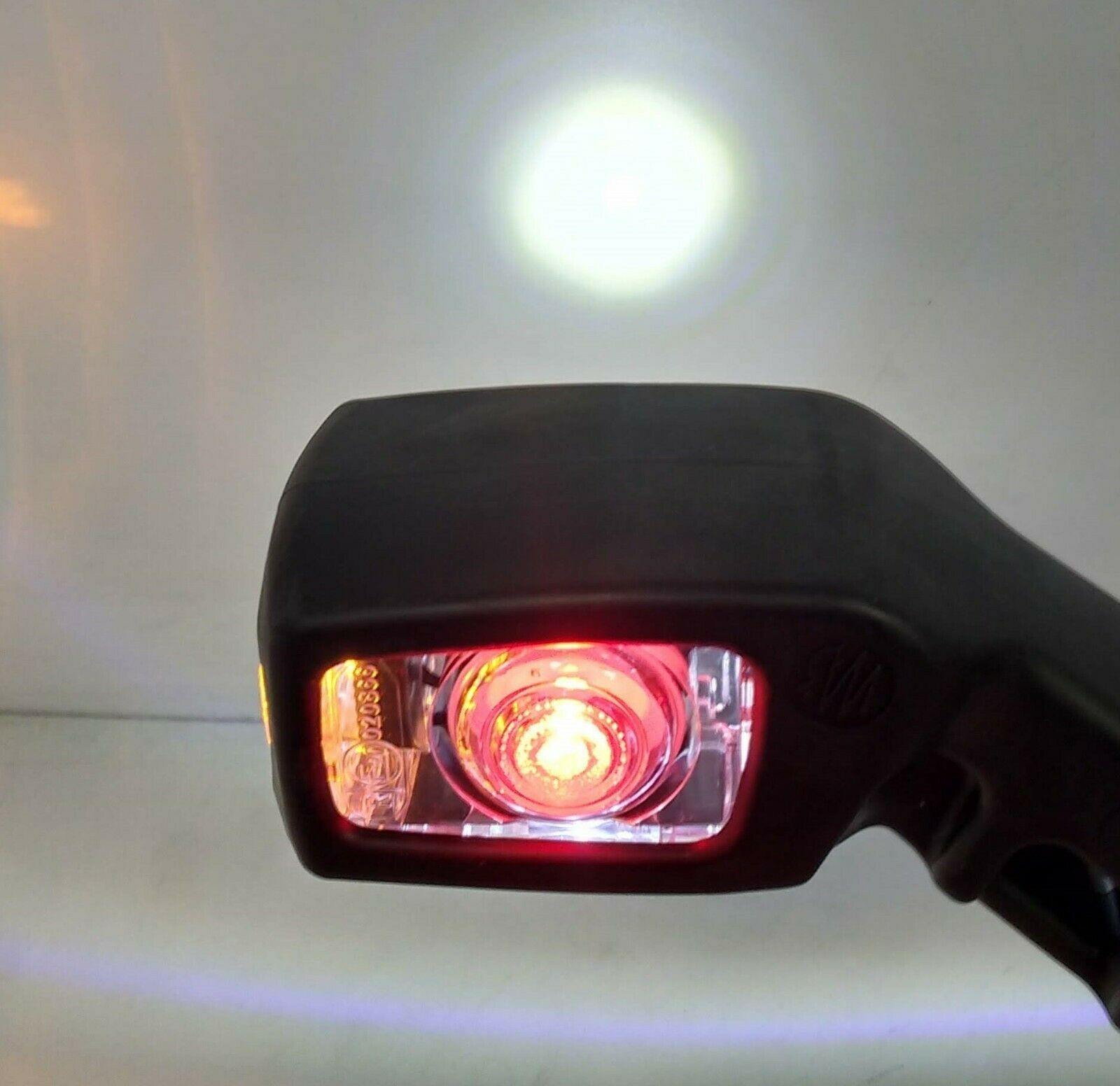 2 X Led Side Outline Marker Indicator Light Rubber Flexible Lamp 12V 24V Was 238 - Mid-Ulster Rotating Electrics Ltd