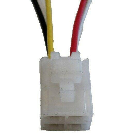 4 Pin Relay Connector Plug Socket With Pigtail And Clip Mure Pl60-Wl - Mid-Ulster Rotating Electrics Ltd