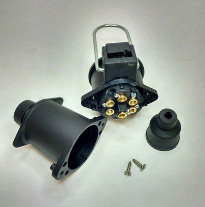 7 Pin Socket 12N Plastic Flying Towing Extension Self Wire Maypole Mp131B - Mid-Ulster Rotating Electrics Ltd