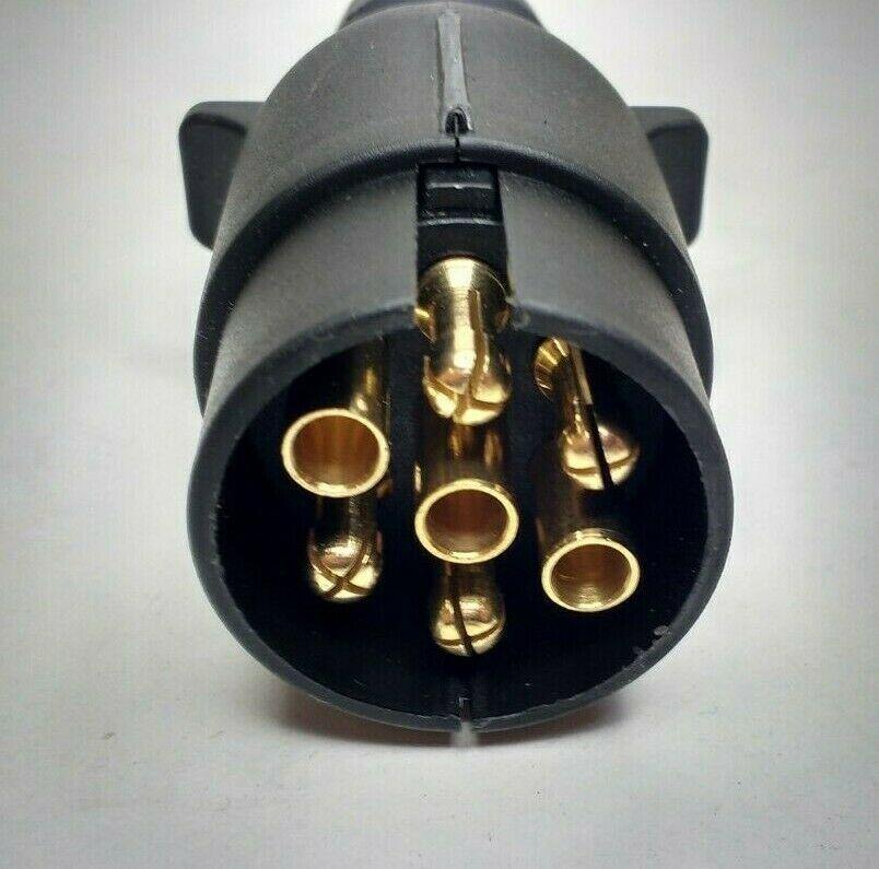 7 Pin Trailer Plug & Socket Plastic 12V 12N Towing Car Van Maypole MP23B & MP21B - Mid-Ulster Rotating Electrics Ltd