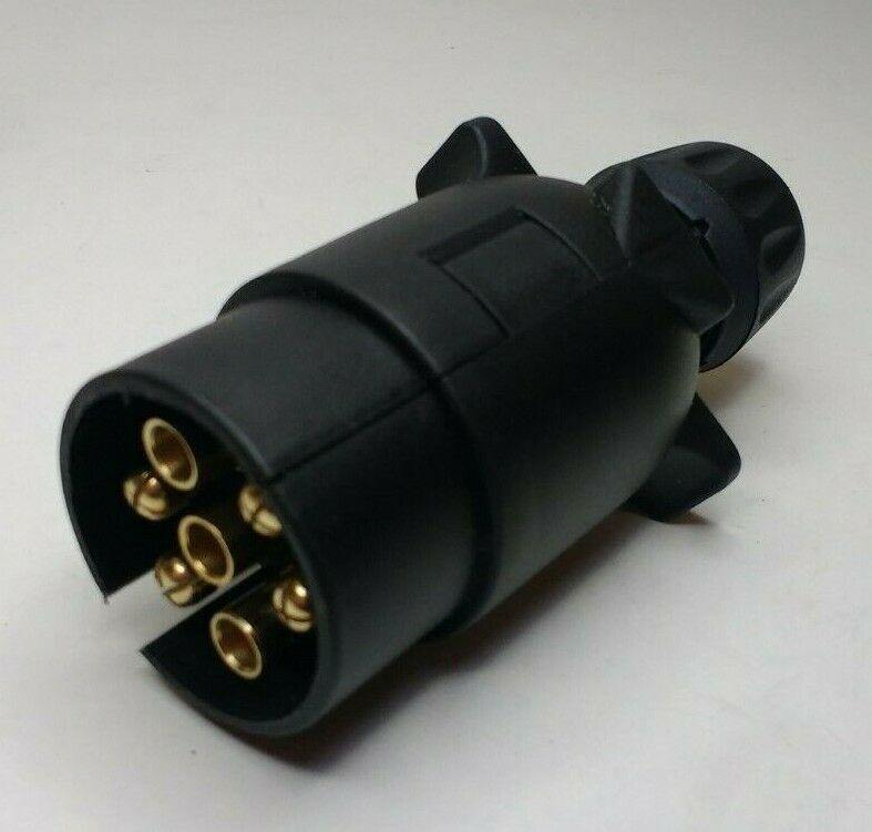 7 Pin Trailer Plug & Socket Plastic 12V 12N Towing Car Van Maypole MP23B & MP21B - Mid-Ulster Rotating Electrics Ltd