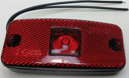 Red Led Rear Marker Lamp Light With Reflector Was 12V 24V Maypole Mp8577B - Mid-Ulster Rotating Electrics Ltd