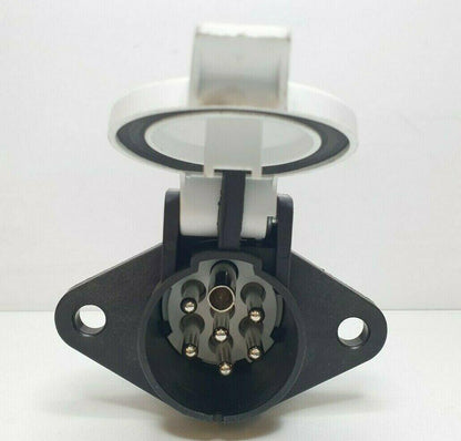 7 Pin Plastic Towing Socket W/Lid & Boot 24S Iso3731 24V Maypole Genuine Mp1265B - Mid-Ulster Rotating Electrics Ltd
