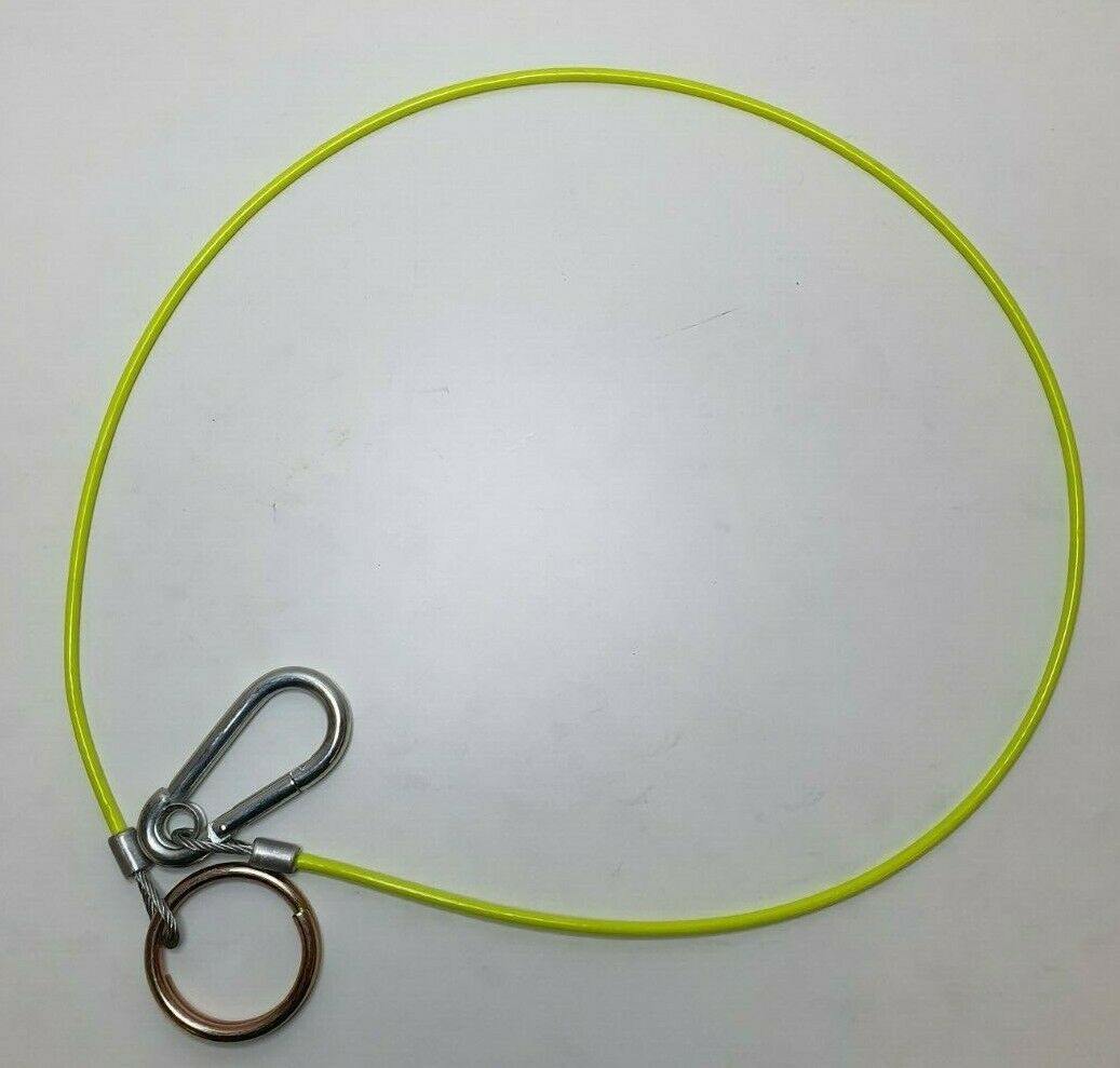 Trailer Breakaway Cable Yellow With Burst Ring For Caravan Maypole Mp5015B - Mid-Ulster Rotating Electrics Ltd