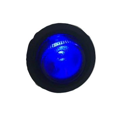 On Off Rocker Switch Blue Round Circular 12V 24V Illuminated Mure Sw.1Blue - Mid-Ulster Rotating Electrics Ltd
