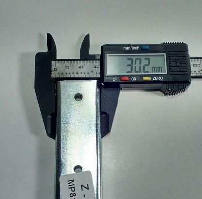 Flat Latch Fixing Plate Over Centre Latch 126Mm X 30Mm Genuine Maypole Mp81402B - Mid-Ulster Rotating Electrics Ltd