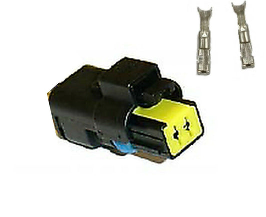 2 Pin Alternator Repair Plug Bosch Valeo Connector Kit With No Wires Mure PL12-K