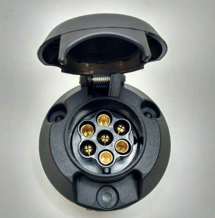 7 Pin Trailer Plug & Socket Plastic 12V 12N Towing Car Van Maypole MP23B & MP21B - Mid-Ulster Rotating Electrics Ltd