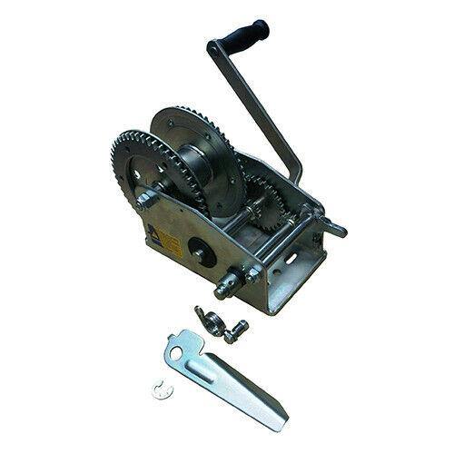 Heavy Duty Professional 2 Speed Geared Hand Winch 1454Kg 3200Lb Maypole MP1432 - Mid-Ulster Rotating Electrics Ltd