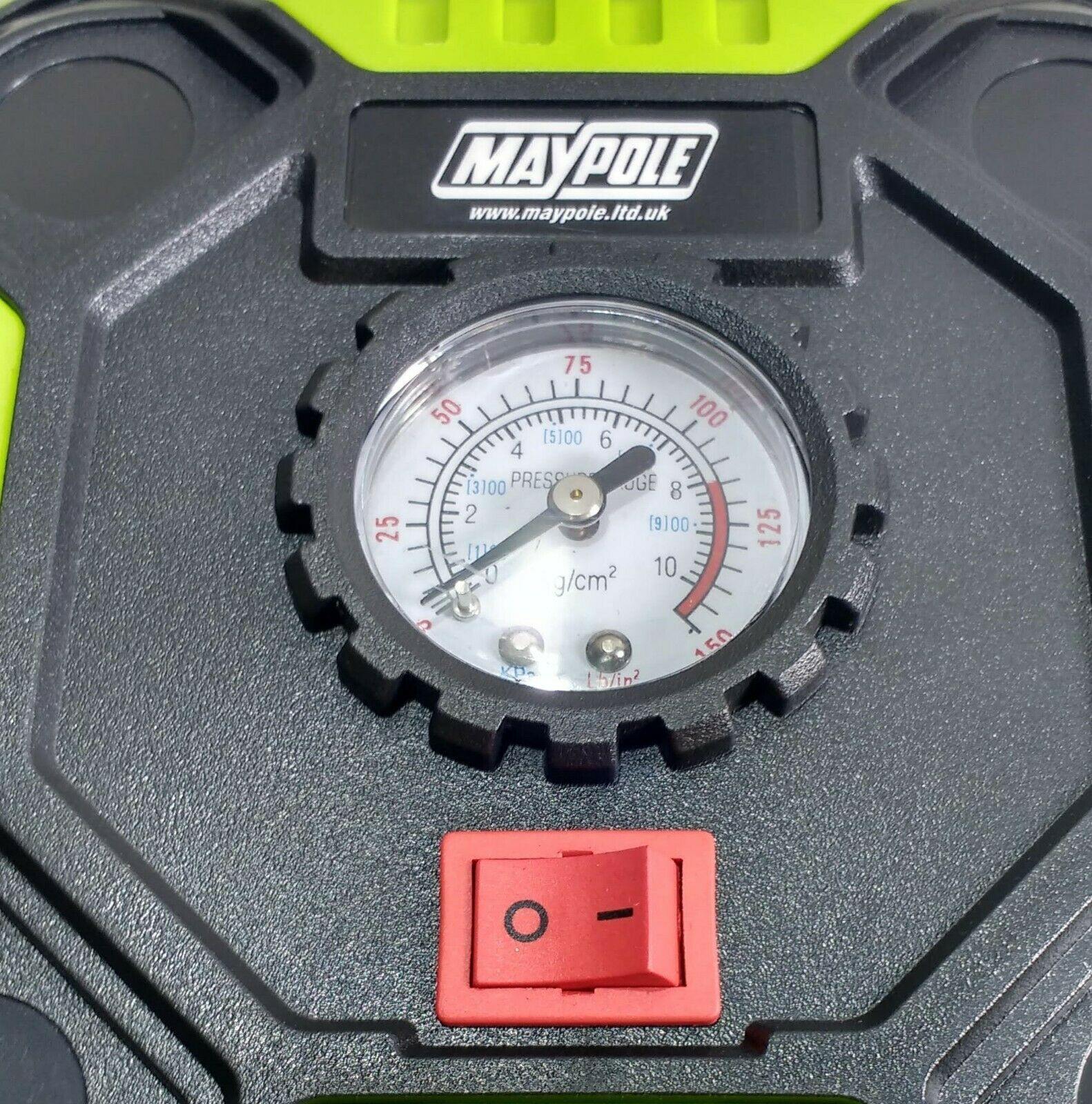 12V Portable Compact Air Compressor High Speed Inflation Genuine Maypole Mp7949 - Mid-Ulster Rotating Electrics Ltd