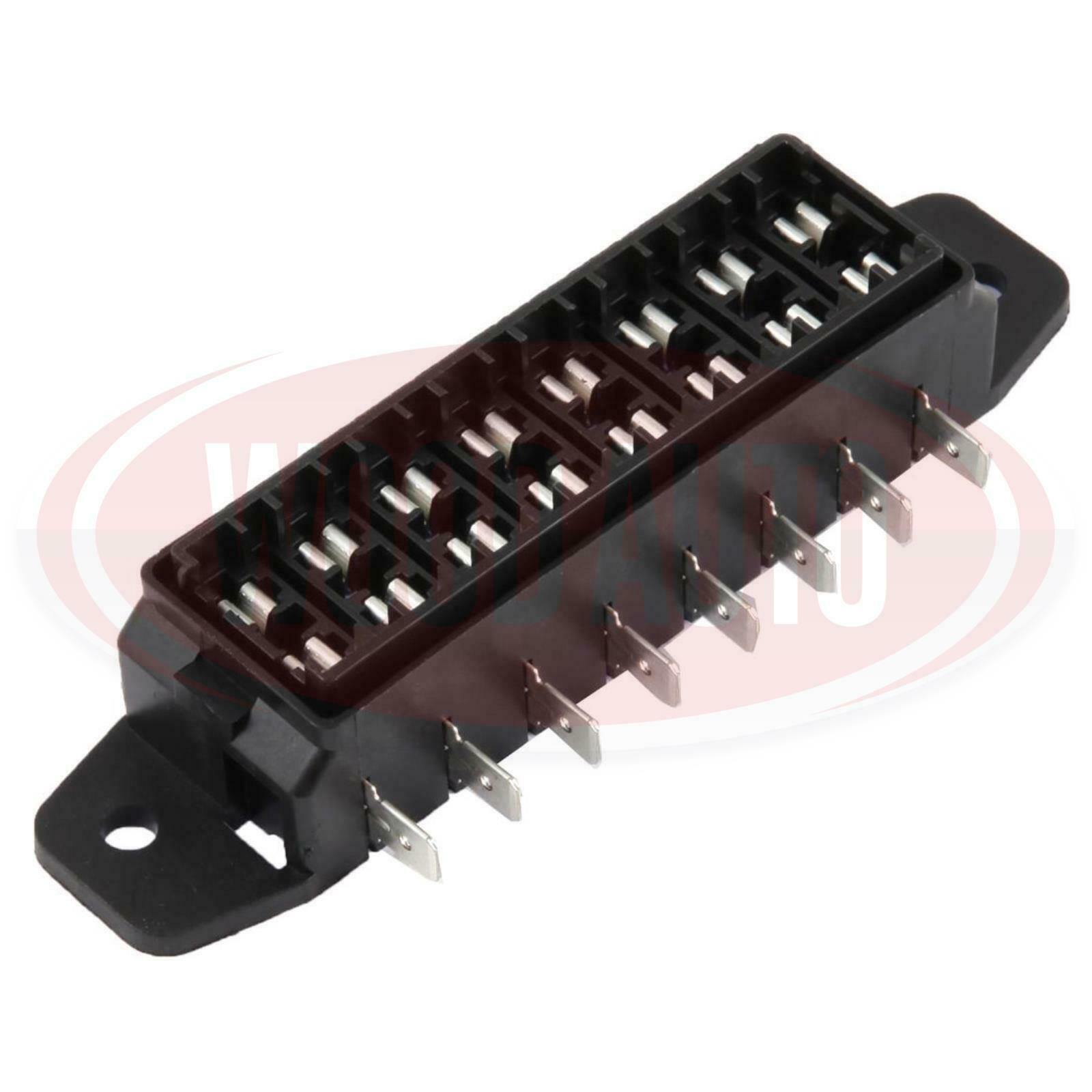 8 Way Standard Ato Blade Spade Type Fuse Junction Box Wood Auto Fuh1703A - Mid-Ulster Rotating Electrics Ltd