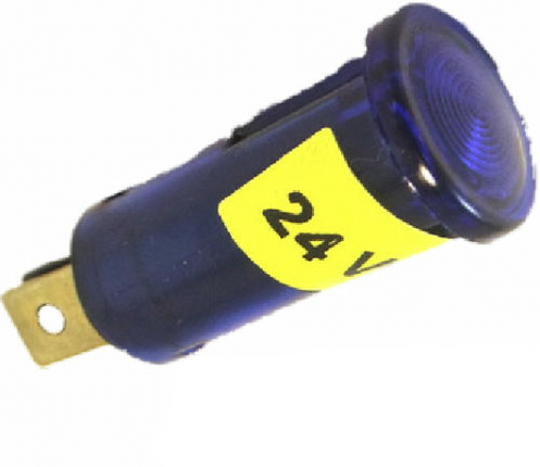 Blue Warning Indicator Light 24V Dash Pilot Light Robinson K102/24 - Mid-Ulster Rotating Electrics Ltd
