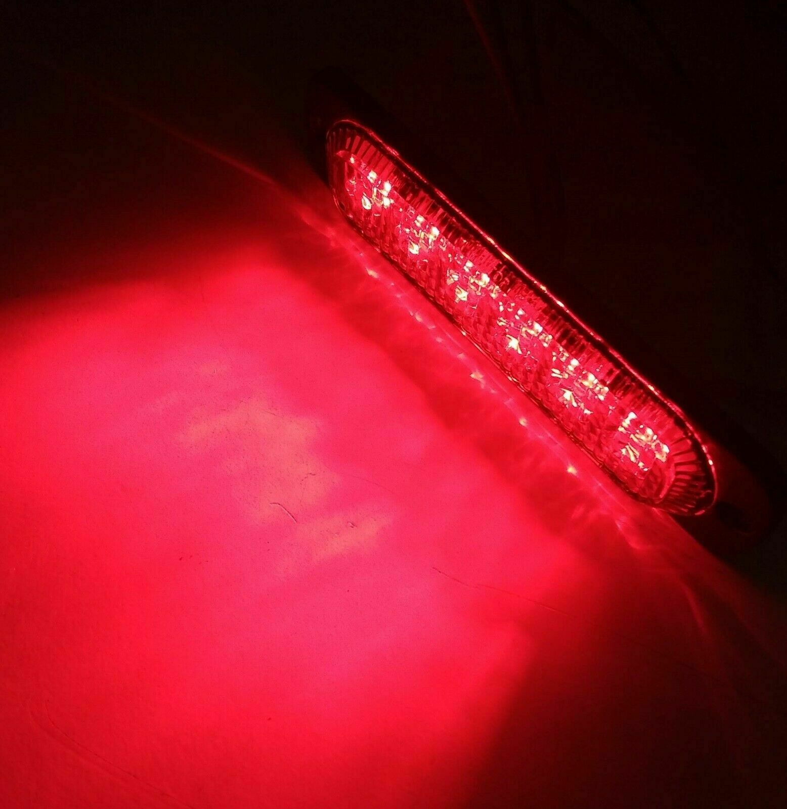 Slim Red Warning Light Flashing Strobe Recovery Ultra Bright Durite 0-441-75 - Mid-Ulster Rotating Electrics Ltd