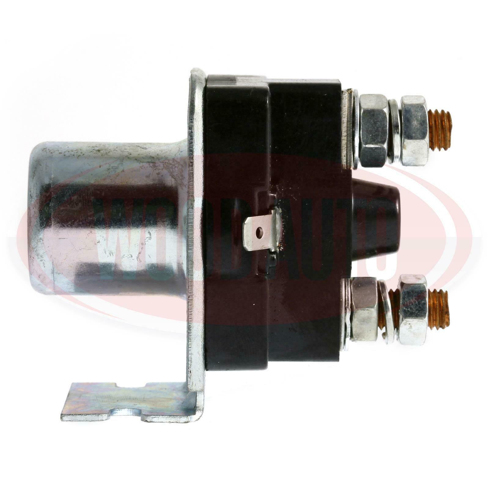 Universal Bulk Head Solenoid  Classic 12V Insulated Return Wood Auto SND1501 - Mid-Ulster Rotating Electrics Ltd