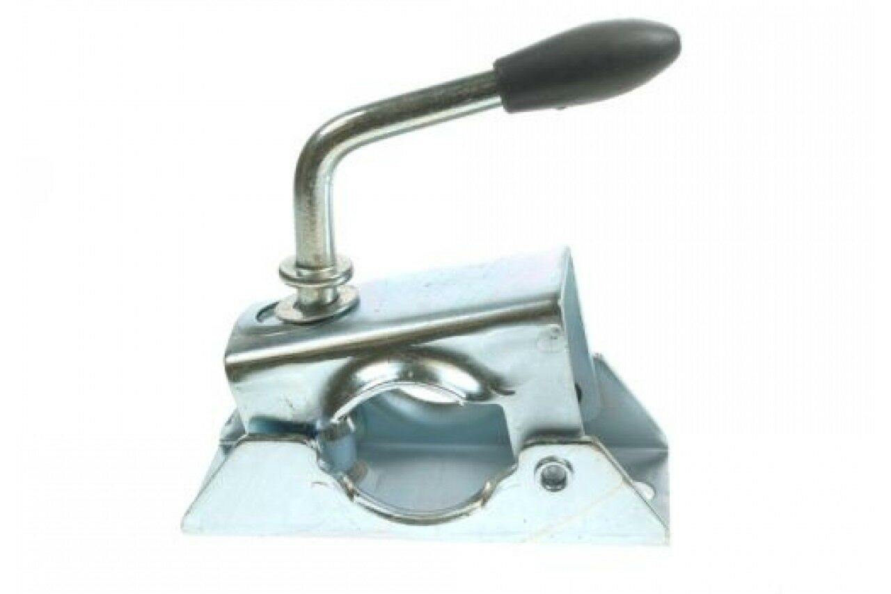 Split Clamp Pressed Steel 42Mm Trailer Jockey Wheel, Prop Stand Maypole Mp427 - Mid-Ulster Rotating Electrics Ltd