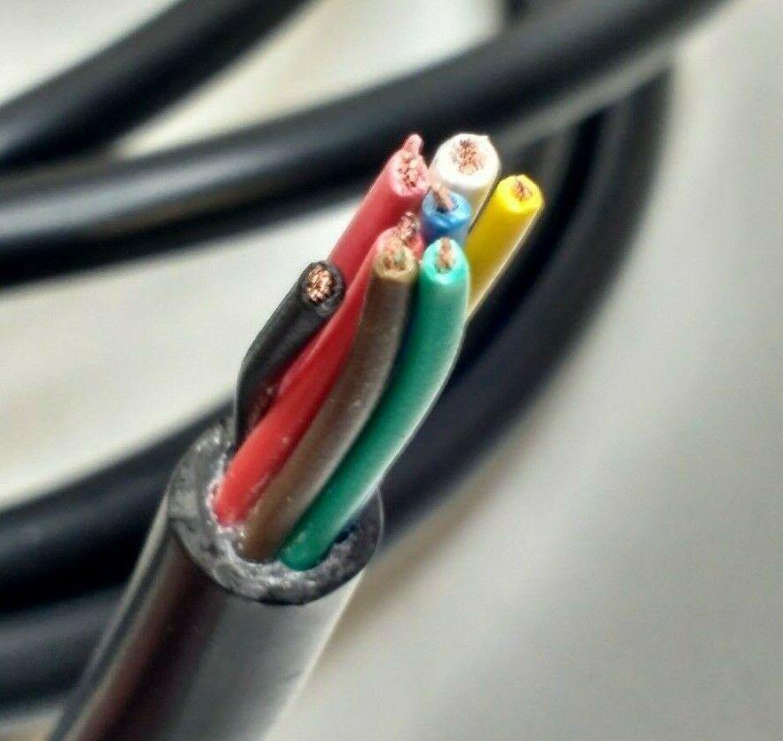 12V 24V Cable 10M 11A 8 Core 7 + 1 Thin Wall Trailer Caravan Wire Maypole Mp3195 - Mid-Ulster Rotating Electrics Ltd