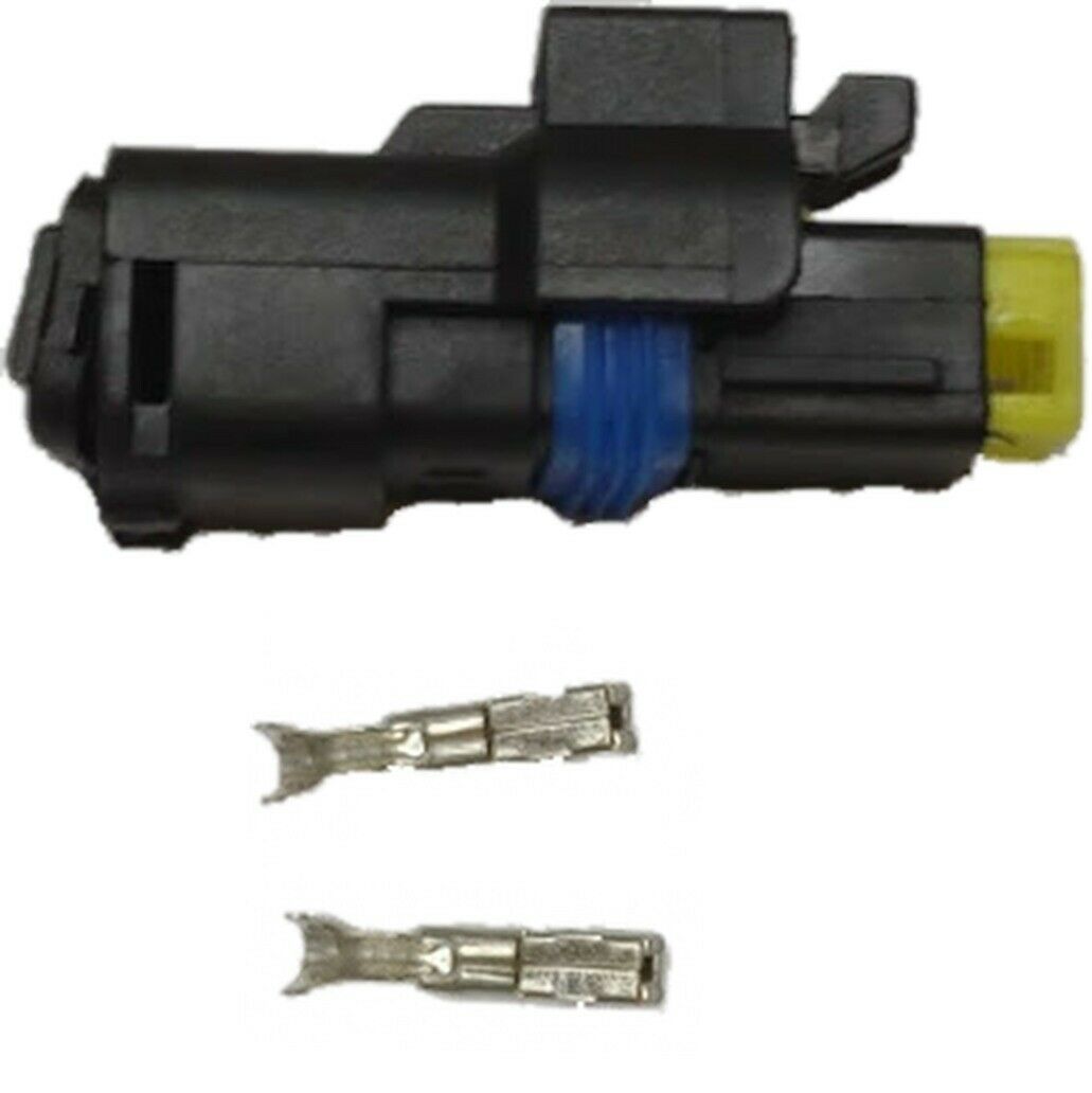 2 Pin Alternator Repair Plug Bosch Valeo Connector Kit With No Wires Mure PL12-K