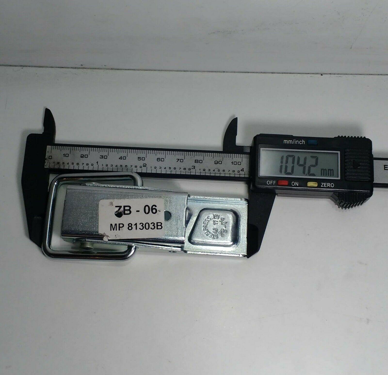 Trailer Over Centre Standard Catch Plate 105.5Mm X 36Mm Genuine Maypole Mp81303B - Mid-Ulster Rotating Electrics Ltd