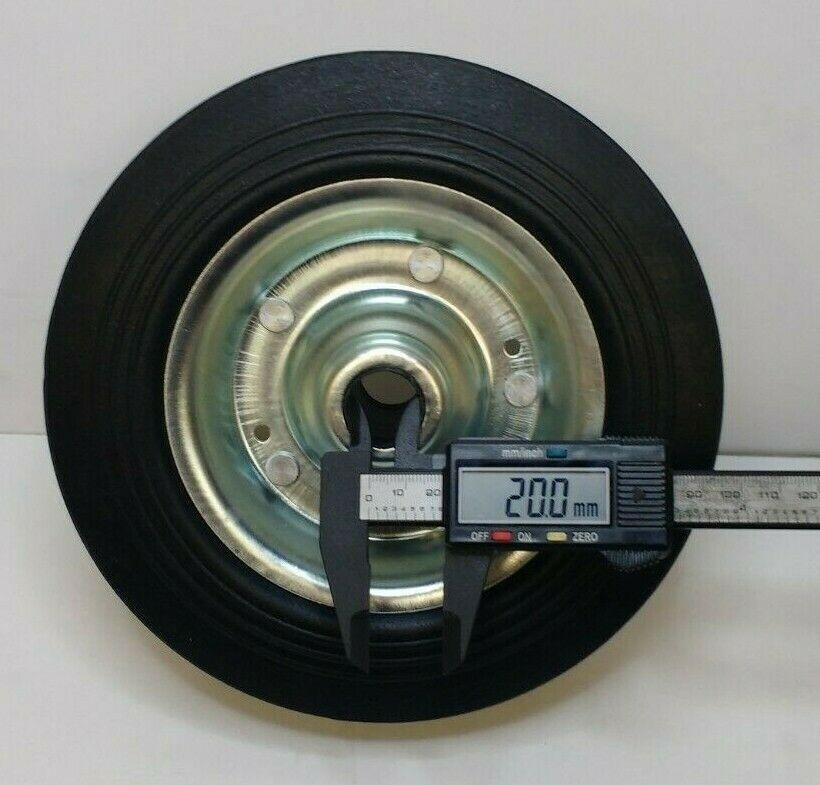 Steel Wheel For Telescopic Small Jockey Wheel Genuine Maypole 200Mm Mp228 - Mid-Ulster Rotating Electrics Ltd