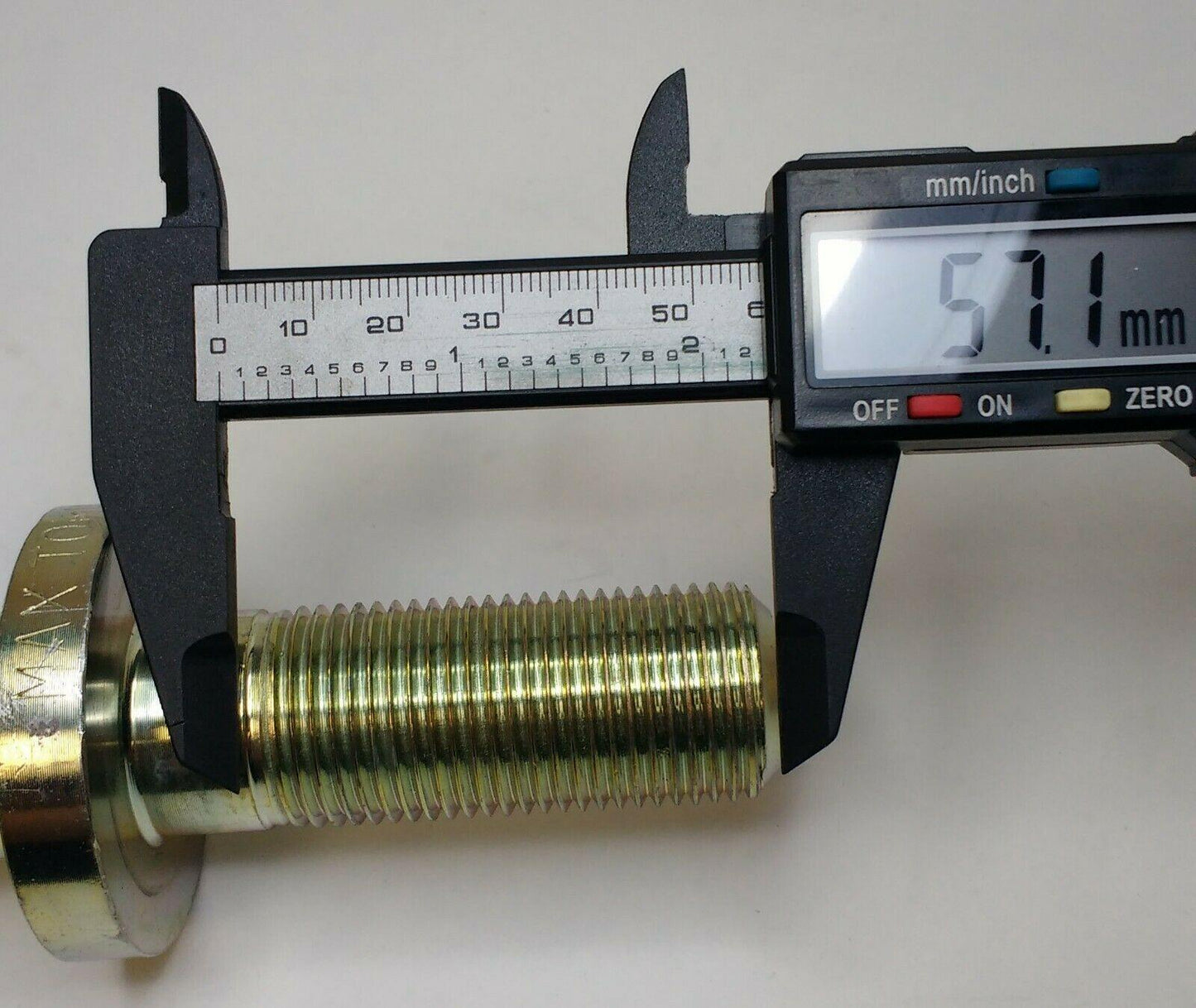 Tow Ball Pin Short Threaded 2000Kg Load 70Mm X 25.4Mm 50Mm Quad Maypole Mp48125 - Mid-Ulster Rotating Electrics Ltd