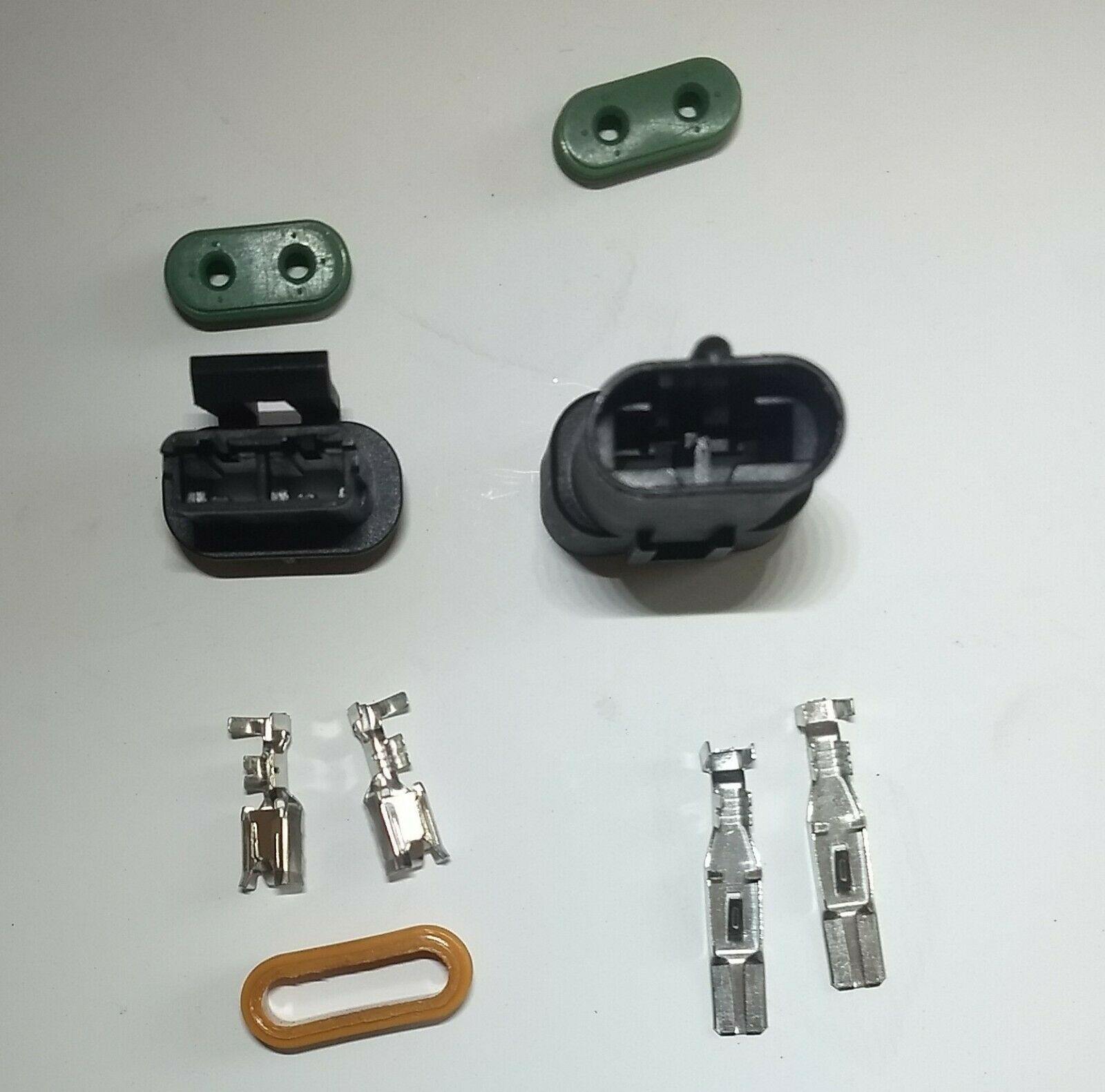 Delphi 2 Way Plug Socket Waterproof 12V 24V 46A Lorry Marine Mure Plk64 - Mid-Ulster Rotating Electrics Ltd