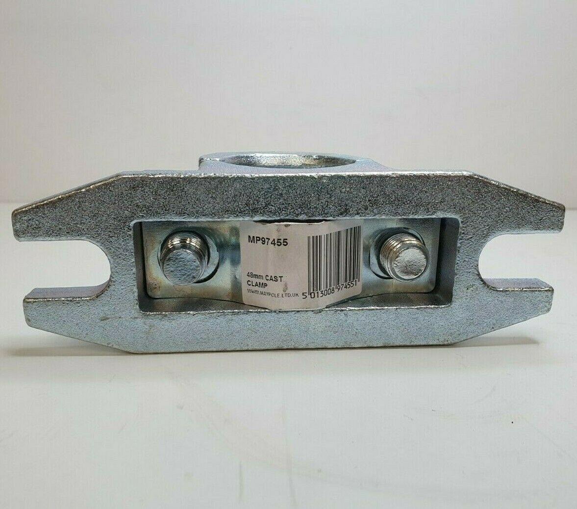 Jockey Wheel Steel Clamp 48Mm Serrated Ribbed Trailer Prop Stand Maypole Mp97455 - Mid-Ulster Rotating Electrics Ltd