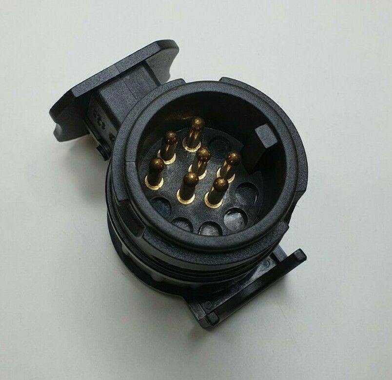 Plug Adapter 13 Pin To 7 Pin Socket Towing Trailer Conversion 12N Maypole Mp6015 - Mid-Ulster Rotating Electrics Ltd