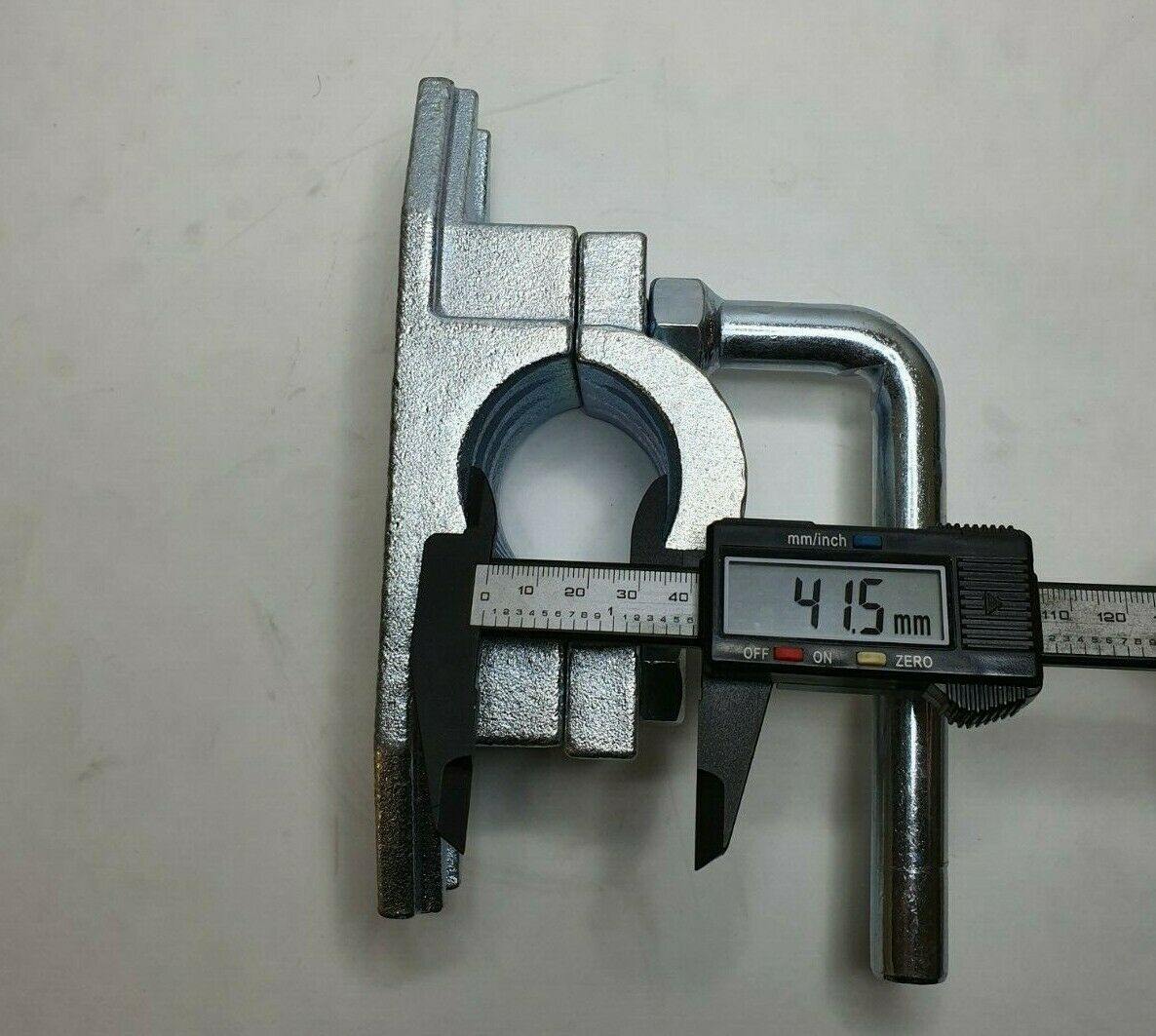 Jockey Wheel Steel Clamp 48Mm Serrated Ribbed Trailer Prop Stand Maypole Mp97455 - Mid-Ulster Rotating Electrics Ltd
