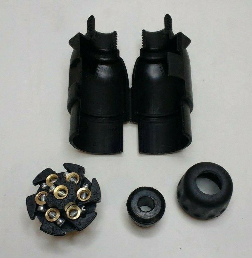 7 Pin Trailer Plug & Socket Plastic 12V 12N Towing Car Van Maypole MP23B & MP21B - Mid-Ulster Rotating Electrics Ltd