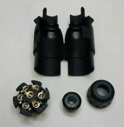 7 Pin Trailer Plug & Socket Plastic 12V 12N Towing Car Van Maypole MP23B & MP21B - Mid-Ulster Rotating Electrics Ltd