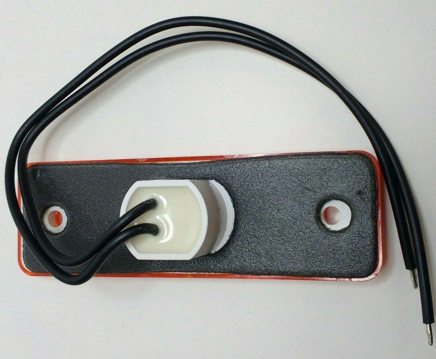 Amber Led Side Marker Lamp Light With Reflector Was 12V 24V Maypole Mp8775B - Mid-Ulster Rotating Electrics Ltd