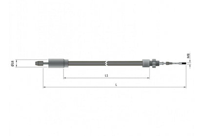 2 X Knott & Ifor Williams Trailer Brake Cables Detachable 830Mm Maypole Mp41308 - Mid-Ulster Rotating Electrics Ltd