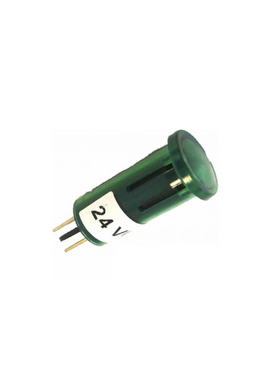 Green Warning Indicator Light 24V Pilot Dash Light Robinson K103/24 - Mid-Ulster Rotating Electrics Ltd