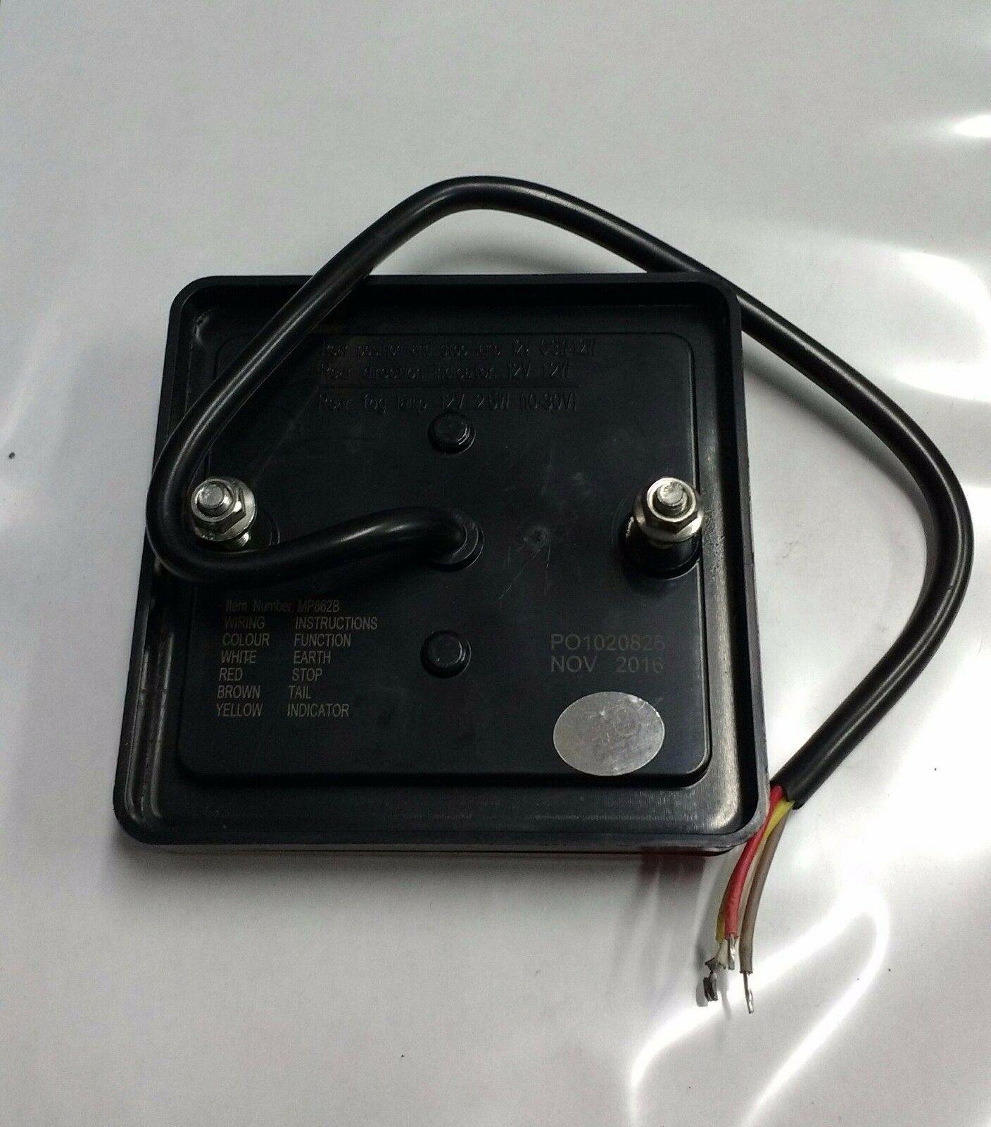 2 X Led Rear Combination Light Stop Tail Indicator Trailer 12V Maypole Mp862B - Mid-Ulster Rotating Electrics Ltd