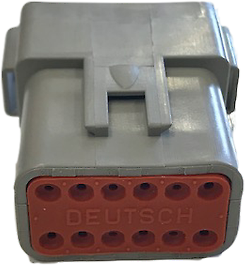 Deutsch 12 Way Plug Dt Series Male Connector Kit Mure Dt04-12Pa C015/W12P - Mid-Ulster Rotating Electrics Ltd