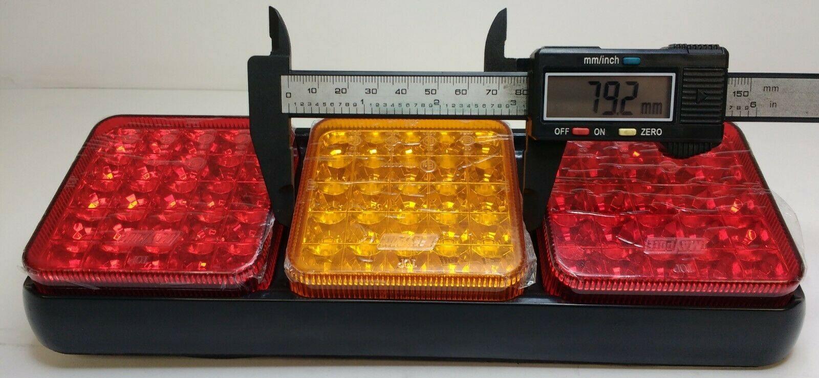 Pair Multi Stop Tail Indicator Fog Reverse Led 12V 24V Maypole Mp9638B & MP9639B - Mid-Ulster Rotating Electrics Ltd