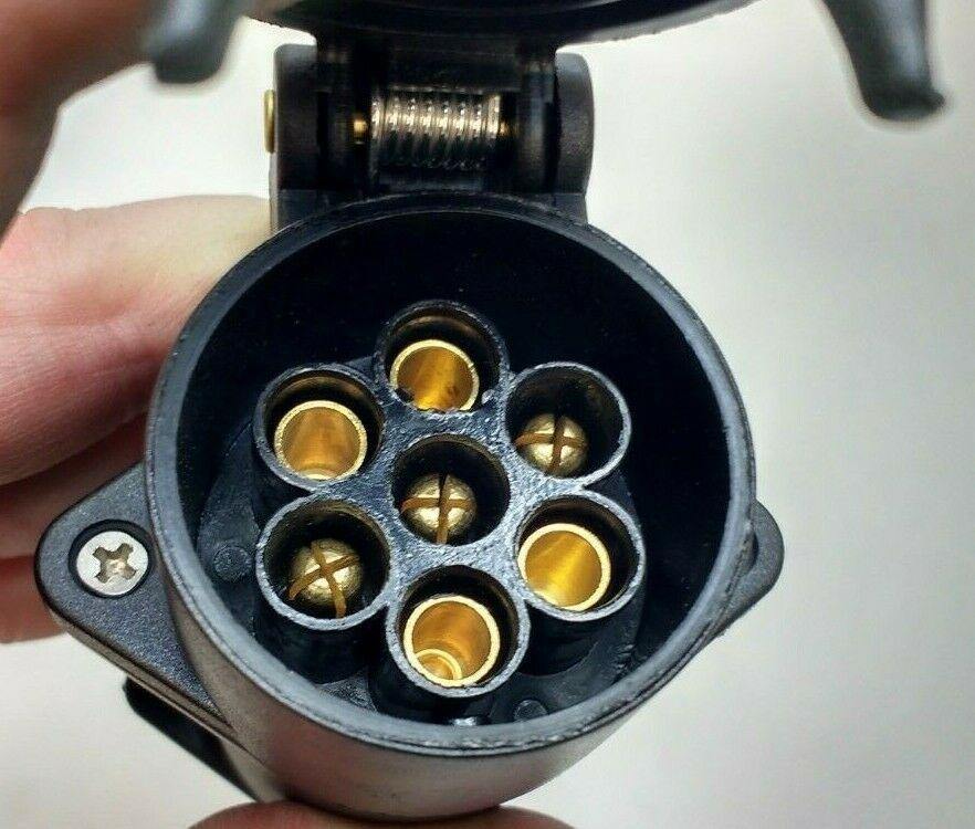 7 Pin Socket 12N Plastic Flying Towing Extension Self Wire Maypole Mp131B - Mid-Ulster Rotating Electrics Ltd